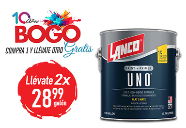 Uno Lanco Flat Bl Pastel gl