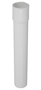 1-1/2 X 8" Tubo Extencion Pvc Bl