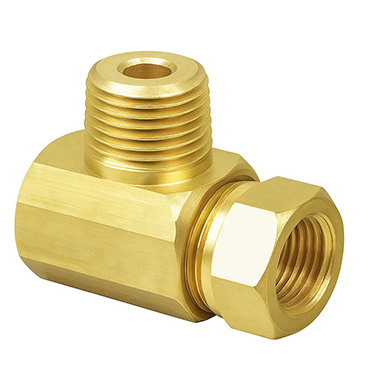 3/4"x1/2" Foxtail Tee Check Bz