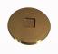 3" Tapon Registro Bronce Flat
