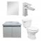24" Combo Vanity PVC Mezc Ino Bl