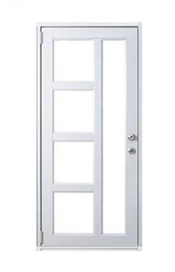 36x80 Puerta 5V Alum Ic Bl Der