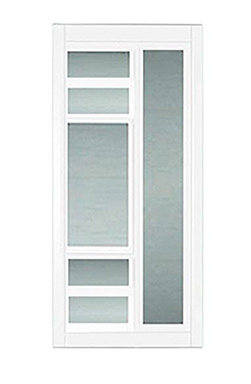 36x80 Puerta 6V Alum Ic Bl Der