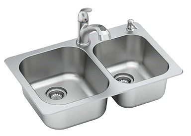 Combo Freg Mezc y Dispenser SS