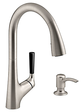 Kohler Mezc Freg Pullout 1-4H SS