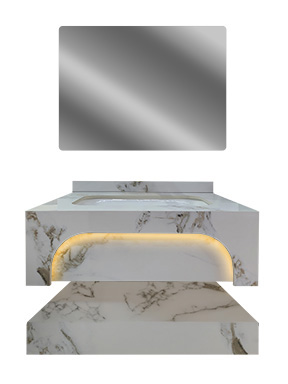 24" SET VANITY PVC Bl VOS24DW60