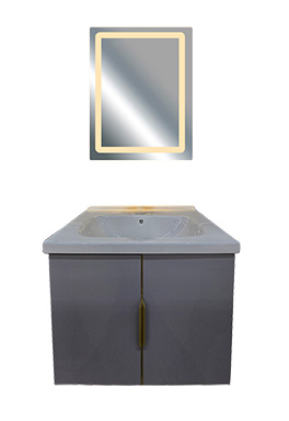 24" Set Vanity PVC Gris HL1176