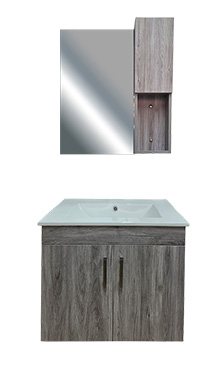 24" Set Vanity PVC Gris&nbsp;&nbsp;A4010