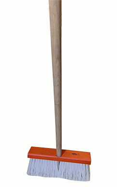 14" Cepillo Calle Nylon Con Palo