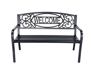 Banco Hierro Patio Welcome