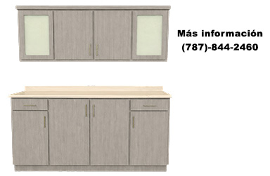 5' Gab Cocina San Diego PVC Gris