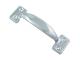 3" Tornado Tirador Puerta Silver