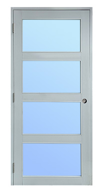 36x80" Puerta Alum Bl Izq AG005