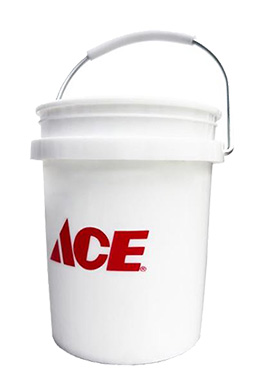 Bucket Mini Wht Ace .5qt