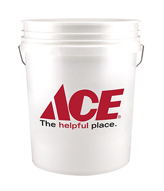 Bucket Pe Wht 5 Gal