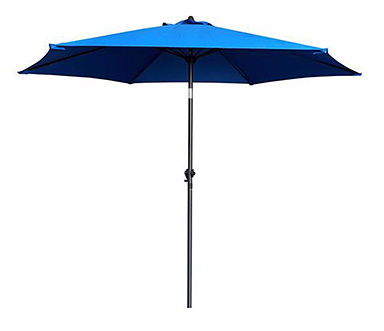 Umbrl Mrkt Royal Blu 9'