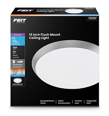17W Lamp Techo LED SS y Ne 15"