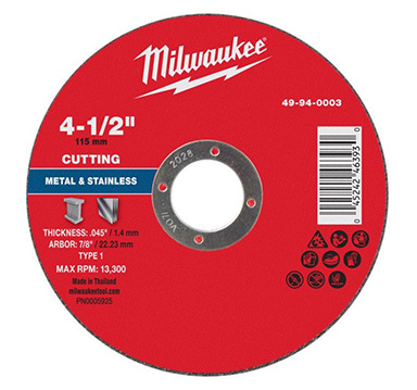 Mtl Cut-off Dsc 4.5x7/8"