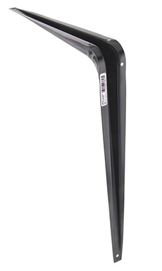 Shelf Bracket Blk 12x14"