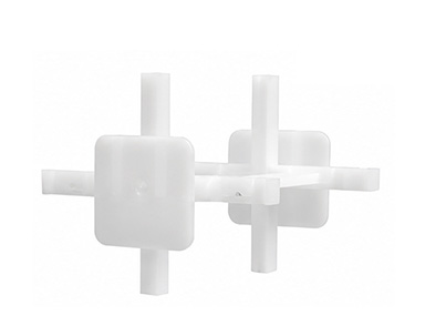 3-1/8" Separador Bloque Cristal