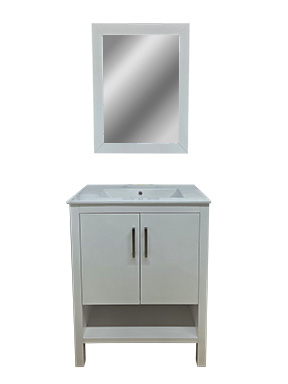 28" Set Vanity C/Espejo Blanco
