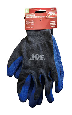 Ace Guante Trabajo Latex Men L