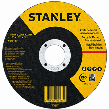 4-1/2"x7/8" Disco Cortar Metal