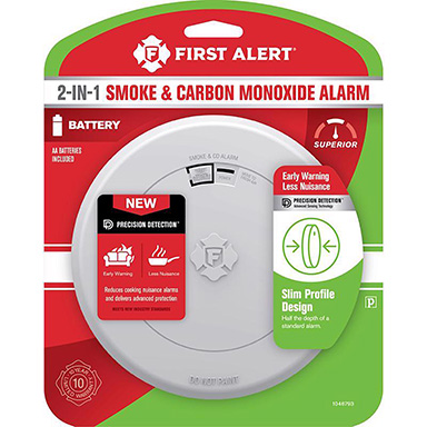Batt Slim Smk & Co Alarm
