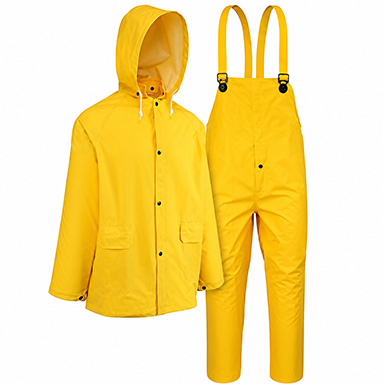 Rain Suit Men Ylw Pvc M