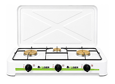 Adser Estufa Gas 3 Hornillas Bl