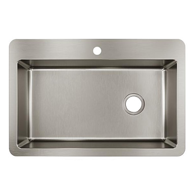 33x22x9" ELKAY Freg Sencillo SS