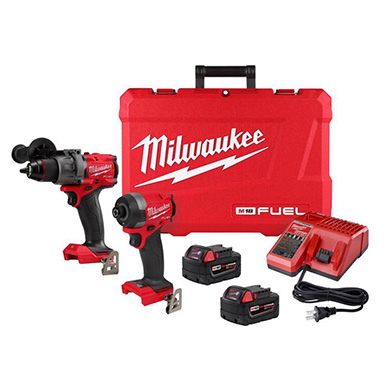 18V MW Kit 2 Taladro 2 Bat 7pc