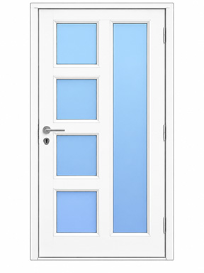 36x80" Puerta Alum AG046 Bl Der