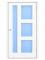 36x80" Puerta Alum AGD034 Bl Der