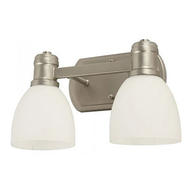 40W Lamp Pared Niquel Mate 2L