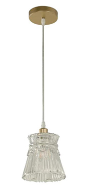 Lamp Colgante Oro 1L E14