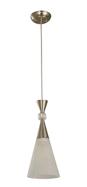 Lamp Colgante Satin Niquel 1L