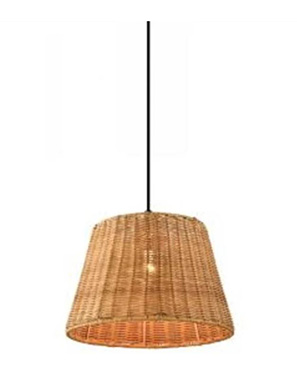Lamp Colgante Rattan Ne 1L E27