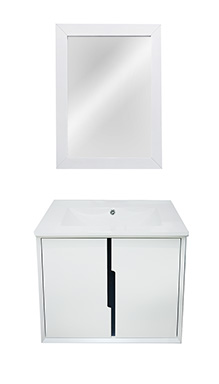 24" Set Vanity PVC Bl BV1013