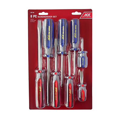 Screwdriver Set Stl 8 Pc